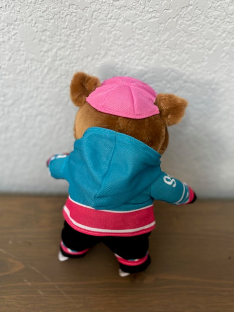 Plush Wilma the Wombat (Wilcox Wombats Mascot)