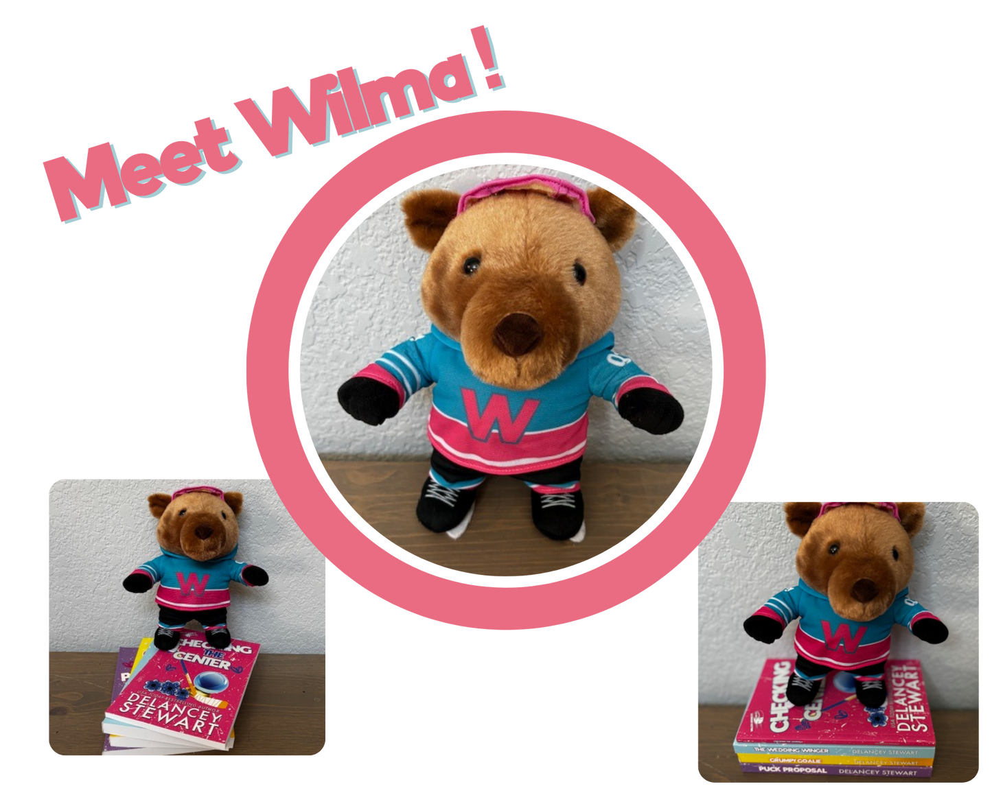 Plush Wilma the Wombat (Wilcox Wombats Mascot)