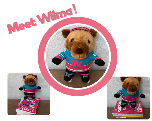 Plush Wilma the Wombat (Wilcox Wombats Mascot)